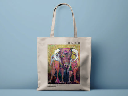 Tote Bag "Contempla a tu Dios, Joven Pastor, Él es el Minotauro"